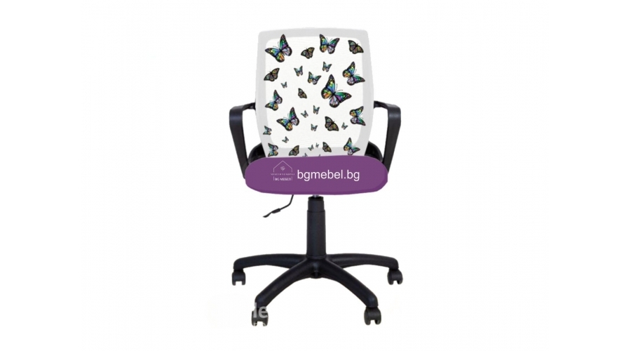 Детски стол Fly Black Butterfly 