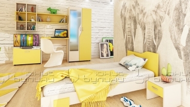 Детско Обзавеждане Куин Кашмир / Горчица  За Матрак 90 / 200 