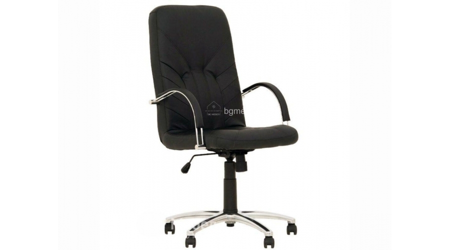 Офис стол Manager Steel SP-U Черен 